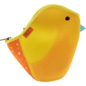 Oranžová neoprenová taška přes rameno ve tvaru ptáčka Kori Kumi