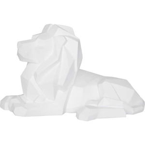 Matně bílá soška PT LIVING Origami Lion