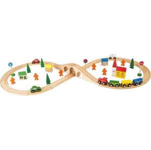 Dřevěná hrací sada Legler Railway