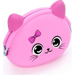 Růžová silikonová peněženka Tri-Costal Design Cat