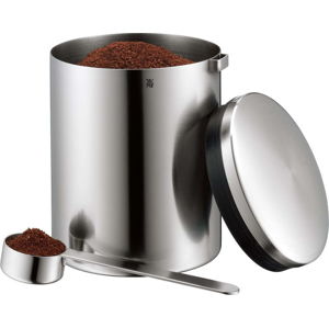 Dóza na kávu z nerezové oceli Cromargan® WMF Kult, výška 13,5 cm