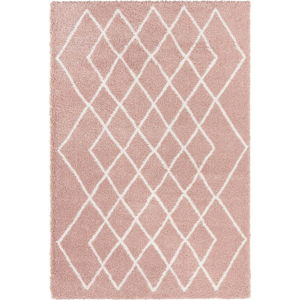 Růžový koberec Elle Decoration Passion Bron, 200 x 290 cm