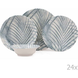 24dílná sada porcelánového nádobí Kutahya Transo