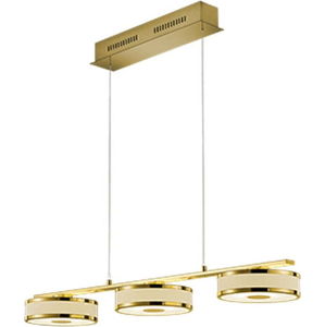 Závěsné LED svítidlo Trio Agento ve zlaté barvě, délka 90 cm