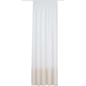 Béžovo-bílá záclona 300x260 cm Sanova – Mendola Fabrics