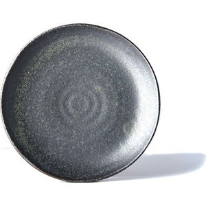 Černý keramický talíř MIJ BB, ø 24,5 cm