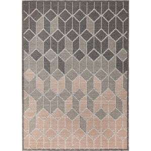 Šedo-růžový koberec Flair Rugs Dartmouth, 120 x 170 cm