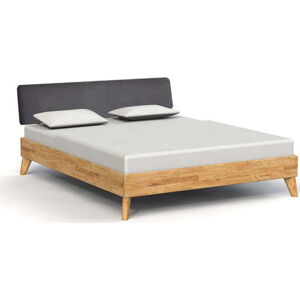 Dvoulůžková postel z dubového dřeva 140x200 cm Greg 3 - The Beds