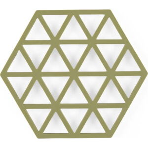 Silikonová podložka pod hrnec 16x14 cm Triangles – Zone