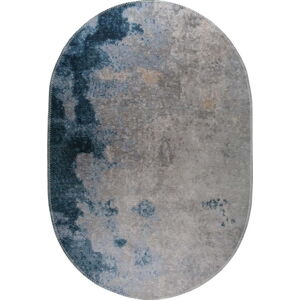 Modro-šedý pratelný koberec 80x120 cm – Vitaus