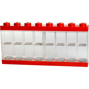 Červená sběratelská skříňka na 16 minifigurek LEGO®