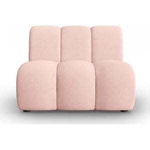 Růžový modul pohovky Lupine – Micadoni Home