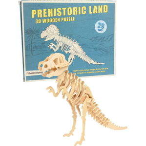 Dřevěné 3D puzzle dinosaurus Rex London Tyrannosaurus