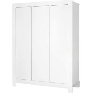 Bílá šatní skříň Pinio Moon, 185 x 142 cm