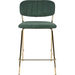 Tmavě zelené barové židle v sadě 2 ks 89 cm – White Label