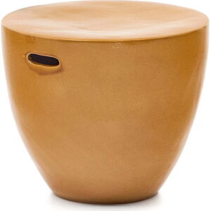 Keramický kulatý zahradní odkládací stolek ø 46 cm Mesquida – Kave Home