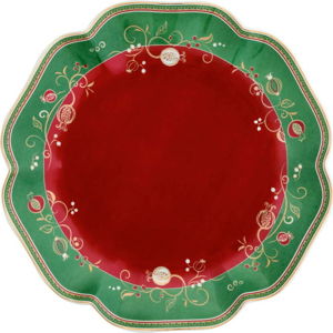 Servírovací talíř s vánočním motivem Brandani Tempo di Festa, ⌀ 31 cm