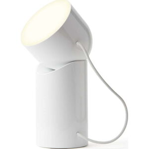 Bílá LED stolní lampa (výška 14 cm) Orbe – Lexon
