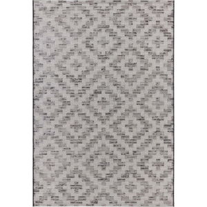 Krémovo-šedý koberec vhodný do exteriéru Elle Decor Curious Creil, 115 x 170 cm