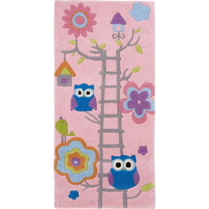 Dětský koberec Think Rugs Hong Kong Kiddo Pinkie, 70 x 140 cm