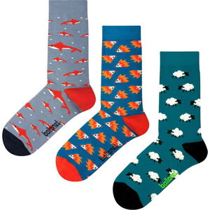 Set 3 párů ponožek Ballonet Socks Novelty Animal v dárkovém balení, velikost 36 - 40