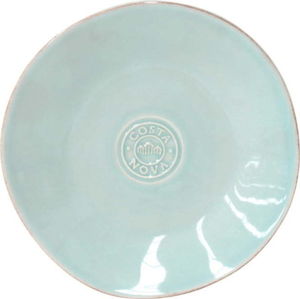 Tyrkysový kameninový talíř na pečivo Costa Nova Nova, ⌀ 16 cm