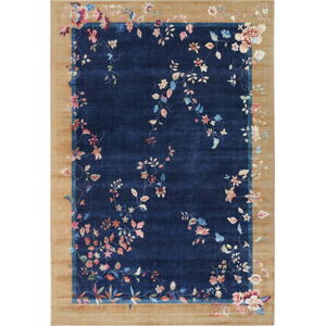 Tmavě modro-béžový koberec 200x290 cm Amira – Hanse Home