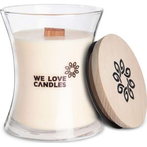 Svíčka ze sójového vosku We Love Candles Ivory Cotton, doba hoření 64 hodin