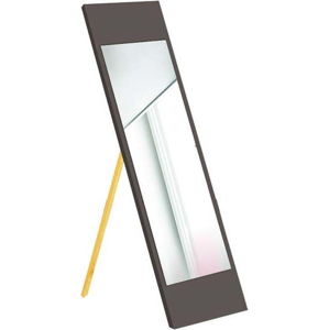 Stojací zrcadlo s hnědým rámem Oyo Concept, 35 x 140 cm