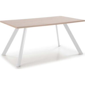 Jídelní stůl s deskou v dubovém dekoru 90x160 cm Liona – Marckeric