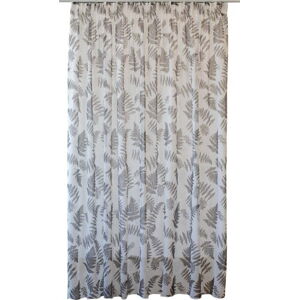 Bílo-šedá záclona 300x260 cm Feriga – Mendola Fabrics