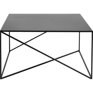 Černý konferenční stolek CustomForm Memo, 100 x 100 cm