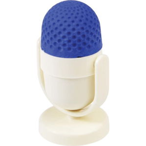 Modrobílá guma na gumování s ořezávátkem Rex London Microphone