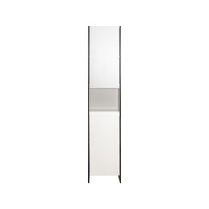 Bílá koupelnová skříňka s šedým korpusem TemaHome Biarritz, šířka 38,2 cm