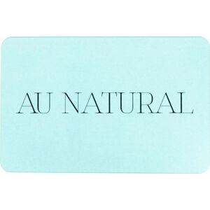 Světle modrá koupelnová předložka 39x60 cm Au Natural – Artsy Doormats