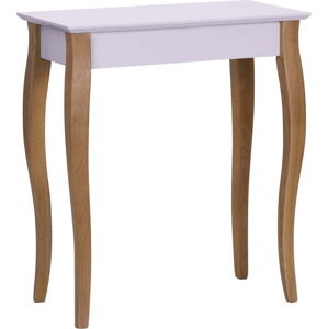 Růžový odkládací stolek Ragaba Console, délka 65 cm