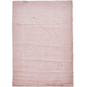 Růžový koberec Think Rugs Teddy, 80 x 150 cm