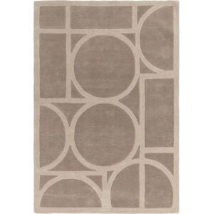 Světle hnědý vlněný koberec 200x290 cm Metro Taupe – Asiatic Carpets