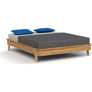 Dvoulůžková postel z dubového dřeva 180x200 cm Retro - The Beds