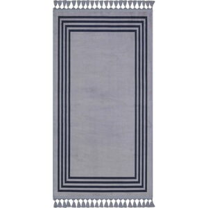 Šedý pratelný koberec 200x100 cm - Vitaus