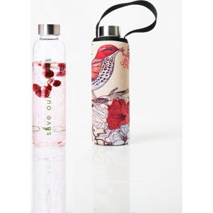 Cestovní lahev z borosilikátového skla s obalem BBBYO Bird, 570 ml