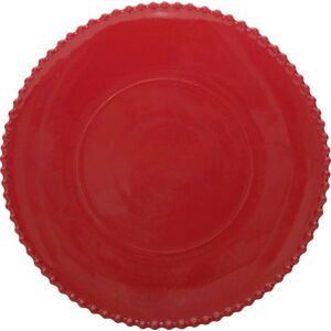 Rubínově červený kameninový talíř Costa Nova, ø 34,3 cm