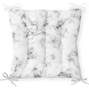 Podsedák s příměsí bavlny Minimalist Cushion Covers Marble, 40 x 40 cm
