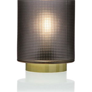 Šedá skleněná olejová LED lampa Versa Relax, ⌀ 11,8 cm