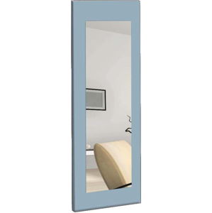 Nástěnné zrcadlo s modrým rámem Oyo Concept Chiva, 40 x 120 cm