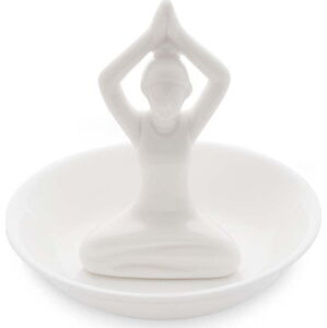 Porcelánový stojan na šperky Yoga - Balvi