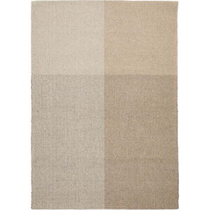 Béžový ručně tkaný koberec s příměsí vlny 160x230 cm Sulema – Kave Home