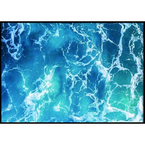 Nástěnný plakát v rámu OCEAN/BLUE, 70 x 100 cm