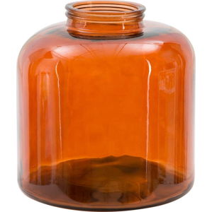 Oranžová váza z recyklovaného skla Mauro Ferretti Put, výška 36 cm