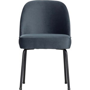 Modré sametové jídelní židle v sadě 2 ks Vogue – BePureHome